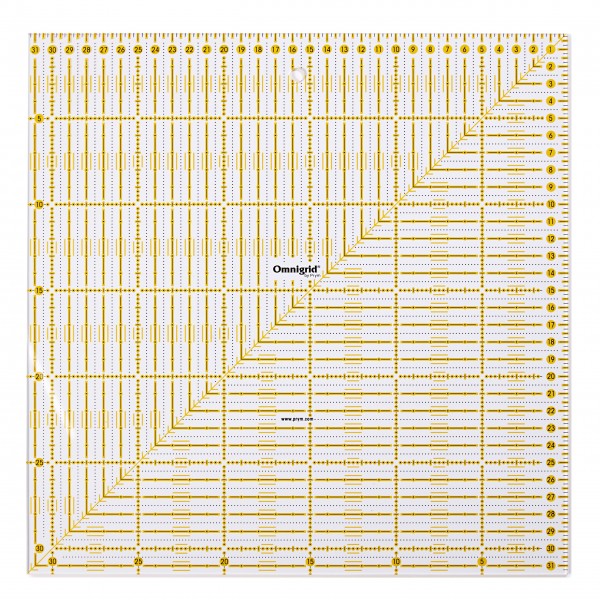 Règle de patchwork Omnigrid 31,5 x31,5 cm