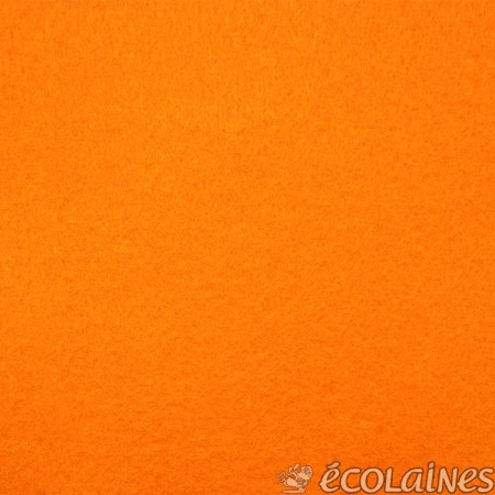 Tissu feutrine - Orange clair