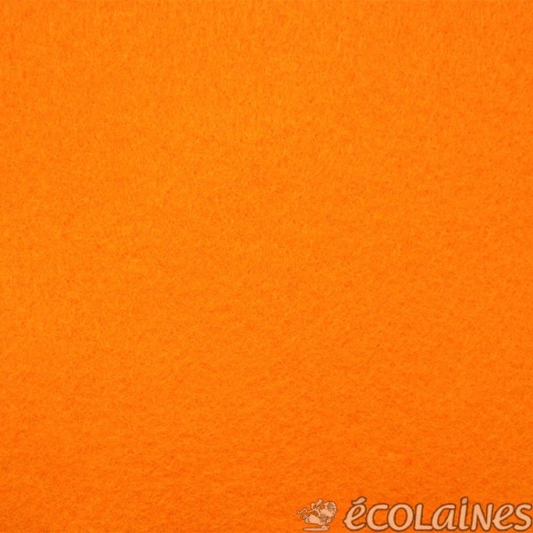 Tissu feutrine - Orange clair