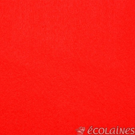Tissu feutrine - Rouge