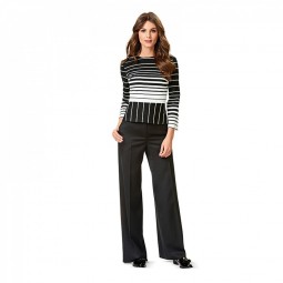 Patron Burda 6613  Pantalon - Jupe-culotte, jambes évasées