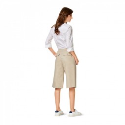 Patron Burda 6613  Pantalon - Jupe-culotte, jambes évasées