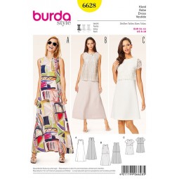 Patron Burda 6628 - Robe d'été