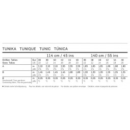 Patron Burda 6633 - Tunique à pattes d'encolure