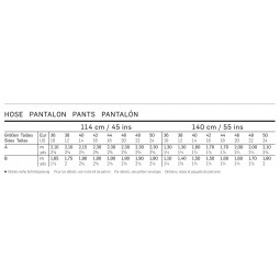 Patron Burda 6432 - Pantalon à petites fentes côtés