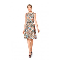 Patron Burda 6339 - Robe parement de taille