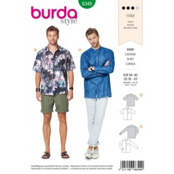 Patron Burda 6349 - Chemise homme