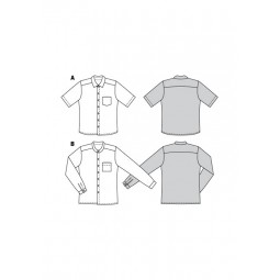 Patron Burda 6349 - Chemise homme