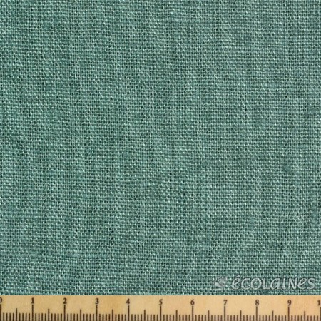 Tissu lin lavé - Smoke green