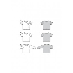 Patron Burda 9322 - T-shirt pour enfant