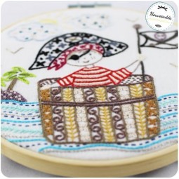 Kit de broderie - SOS, pirate en détresse