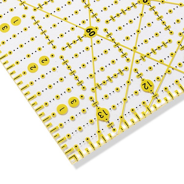 Règle De Patchwork Sew Easy - Carré 11,4x11,4 Cm - Acrylique Durable - Précision Laser
