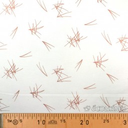 Tissu fantaisie - White metallic needle