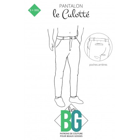 Patron Les BG - Chino Le culotté