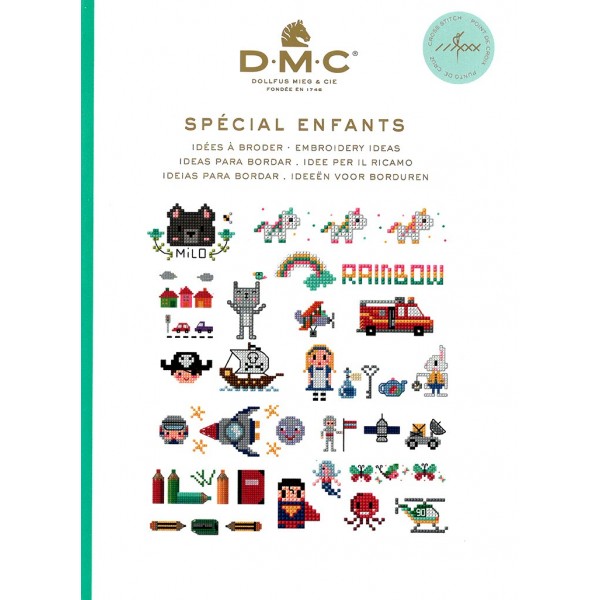 Livre DMC Point de croix - Spécial Enfants