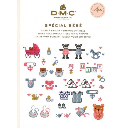 Livre DMC Point de croix - Spécial Bébé