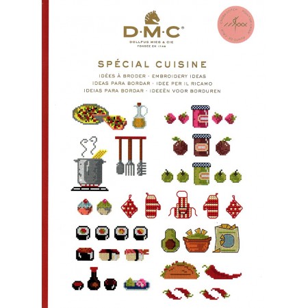 Livre DMC Point de croix - Spécial Cuisine