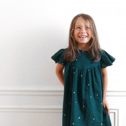 Patron Ikatee - Blouse robe Louise 3 - 12 ans