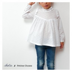 Patron Ikatee - Blouse robe Louise 3 - 12 ans