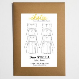 Patron Ikatee - Blouse robe Stella 3 - 12 ans