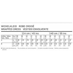 Patron Burda 6759 - Robe croisée