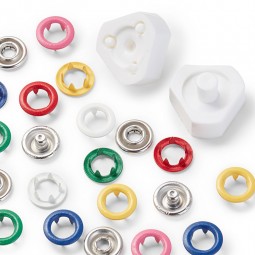 Boutons pression Jersey 8 mm Assortiments x60