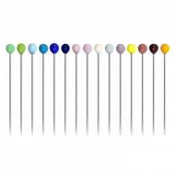 Épingles tête de verre Murano x80 Bohin - 15 couleurs inédites