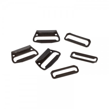 Agrafes plates à coudre noir Bohin