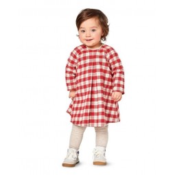 Patron Burda 9348 - Robe amble enfant