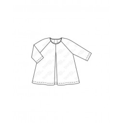 Patron Burda 9348 - Robe amble enfant