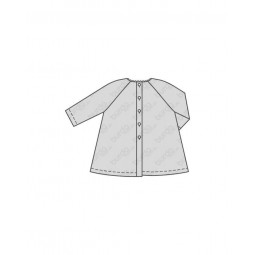 Patron Burda 9348 - Robe amble enfant