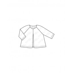 Patron Burda 9348 - Robe amble enfant