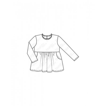 Patron Robe Femme Burda B9804 Patron De Couture Robe De Baptême 19