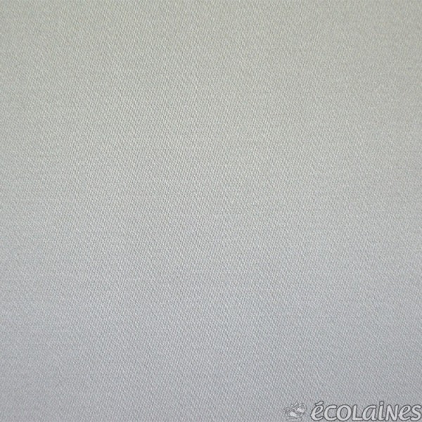 Tissu gabardine - Satin de coton gris clair