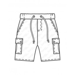 Patron Burda 9354 - Pantalon - short enfant