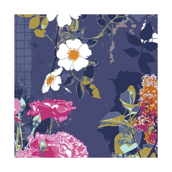 Art Gallery Fabrics - Grid - Framework violet