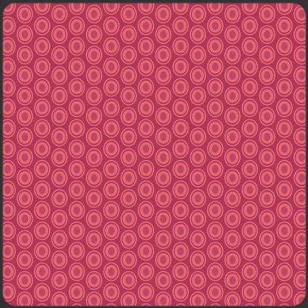 Art Gallery Fabrics - Oval elements - Cranberry