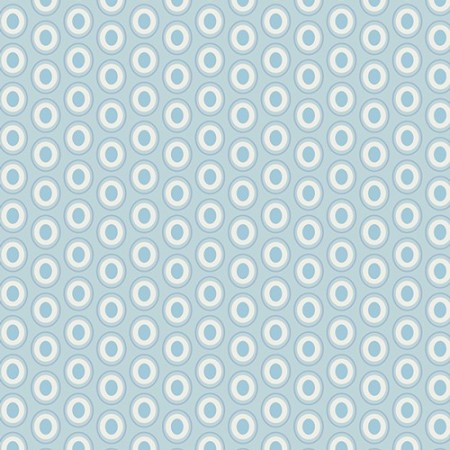 Art Gallery Fabrics - Oval elements - Powder blue