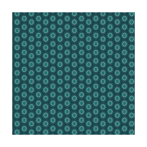 Art Gallery Fabrics - Oval elements - Deep bayou