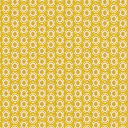 Art Gallery Fabrics - Oval elements - Golden