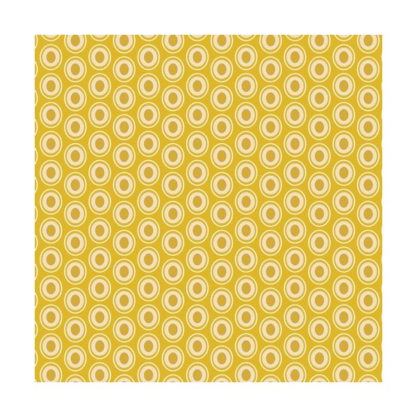 Art Gallery Fabrics - Oval elements - Golden