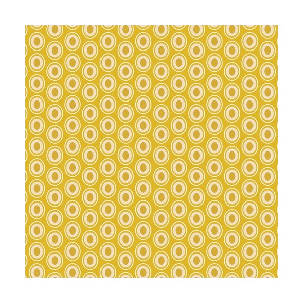 Art Gallery Fabrics - Oval elements - Golden