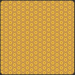 Art Gallery Fabrics - Oval elements - Mustard