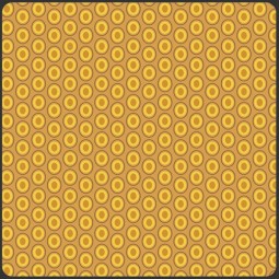 Art Gallery Fabrics - Oval elements - Mustard