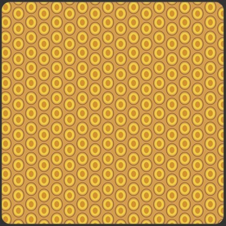 Art Gallery Fabrics - Oval elements - Mustard