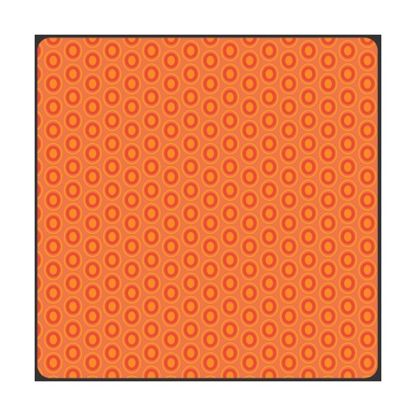 Art Gallery Fabrics - Oval elements - Tangerine tango