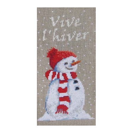 Fiche de broderie Martine Rigeade : Vive l'hiver