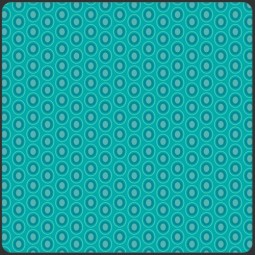 Art Gallery Fabrics - Oval elements - Blue lagon