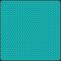 Art Gallery Fabrics - Oval elements - Blue lagon