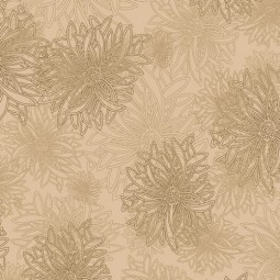 Art Gallery Fabrics - Floral elements - Cookie dough